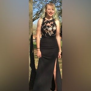 Sequin Hearts Prom Dress